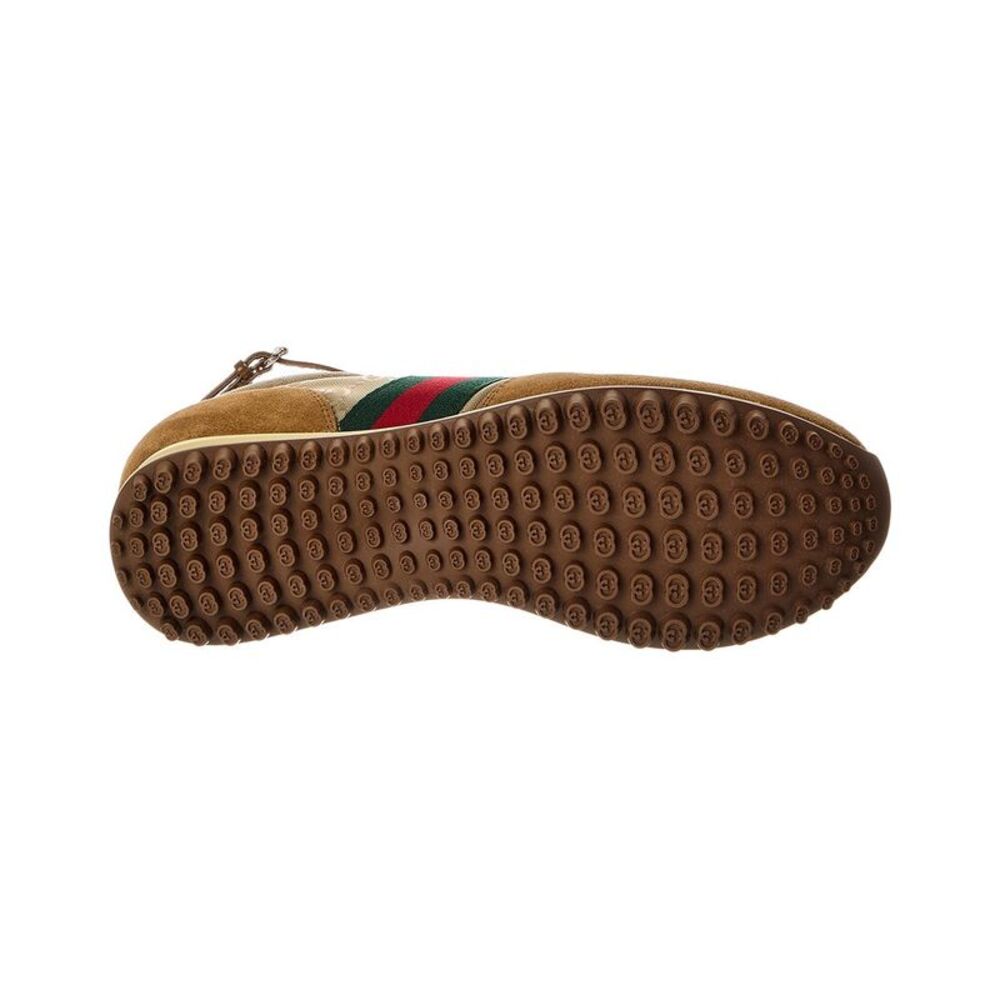 Gucci Re-Motion Gg Nylon & Suede Sneaker - Picture 6 of 6